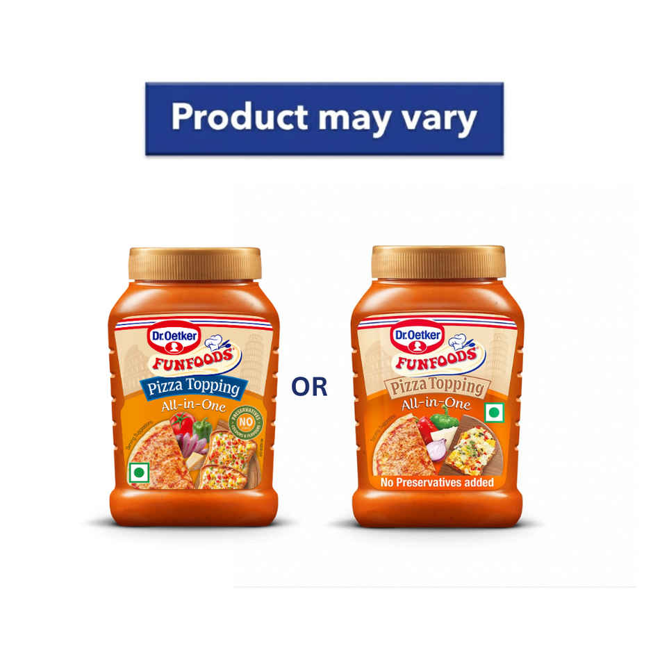 Dr. Oetker FunFoods Pizza Topping All-in-One Sauce