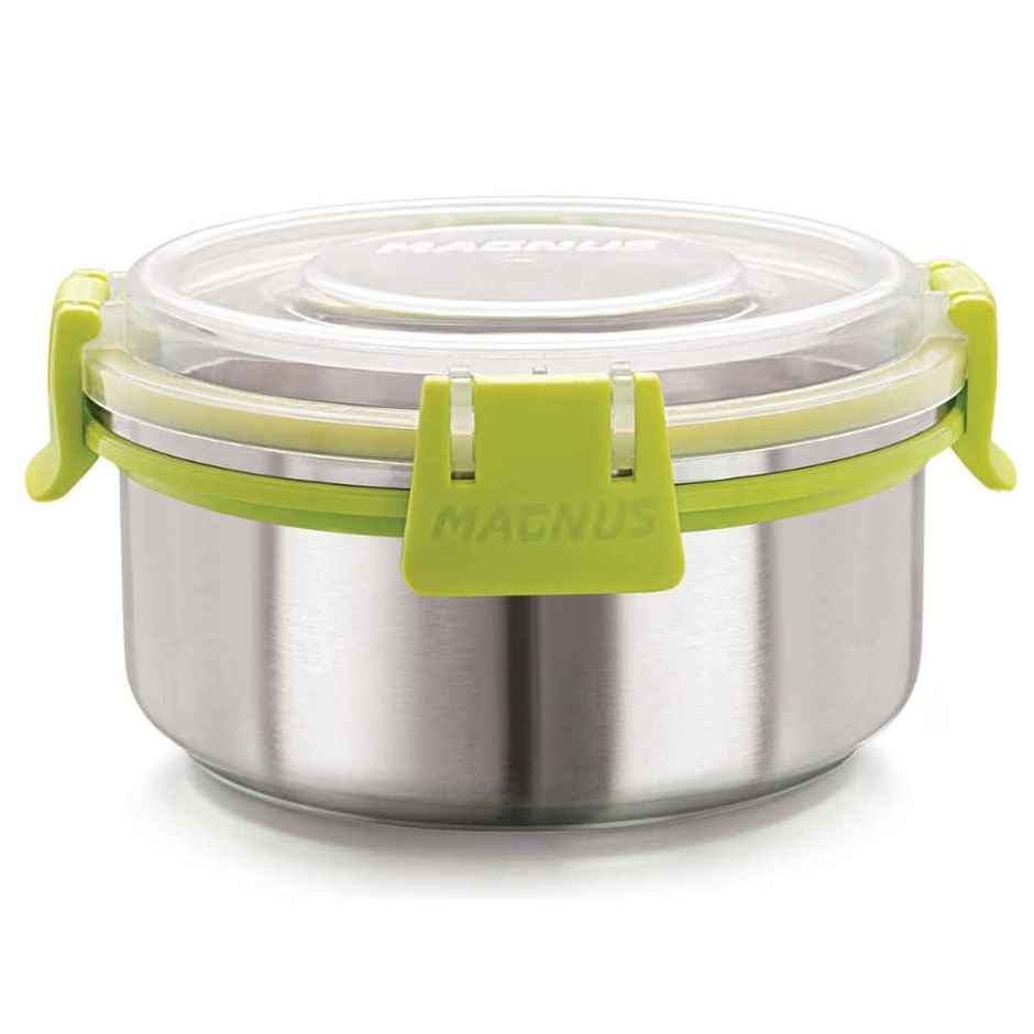Magnus Klip Lock Stainless Steel Container- 450 ml