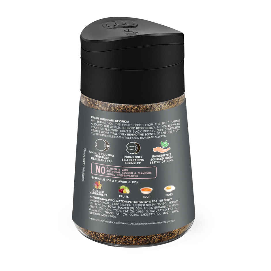 Orika Malabar Black Pepper | Kalli Mirch Powder