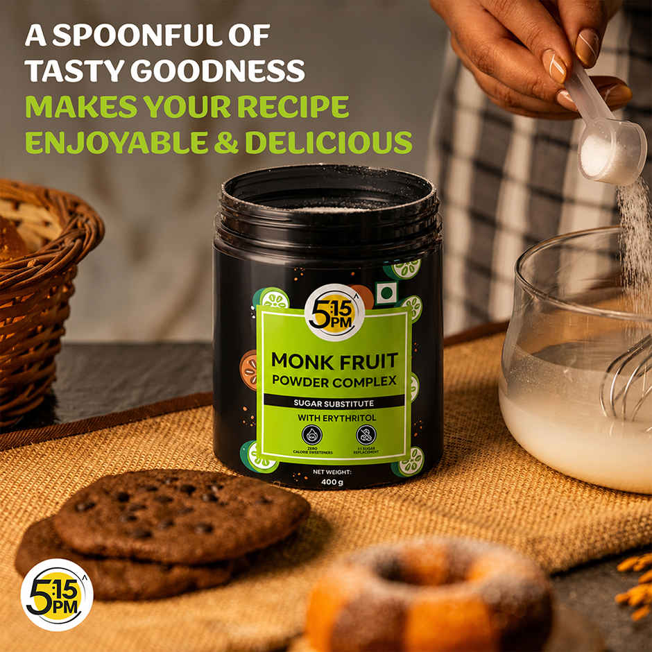 5:15PM Monk Fruit Complex with Erythritol | Monk Fruit For Cooking & Baking