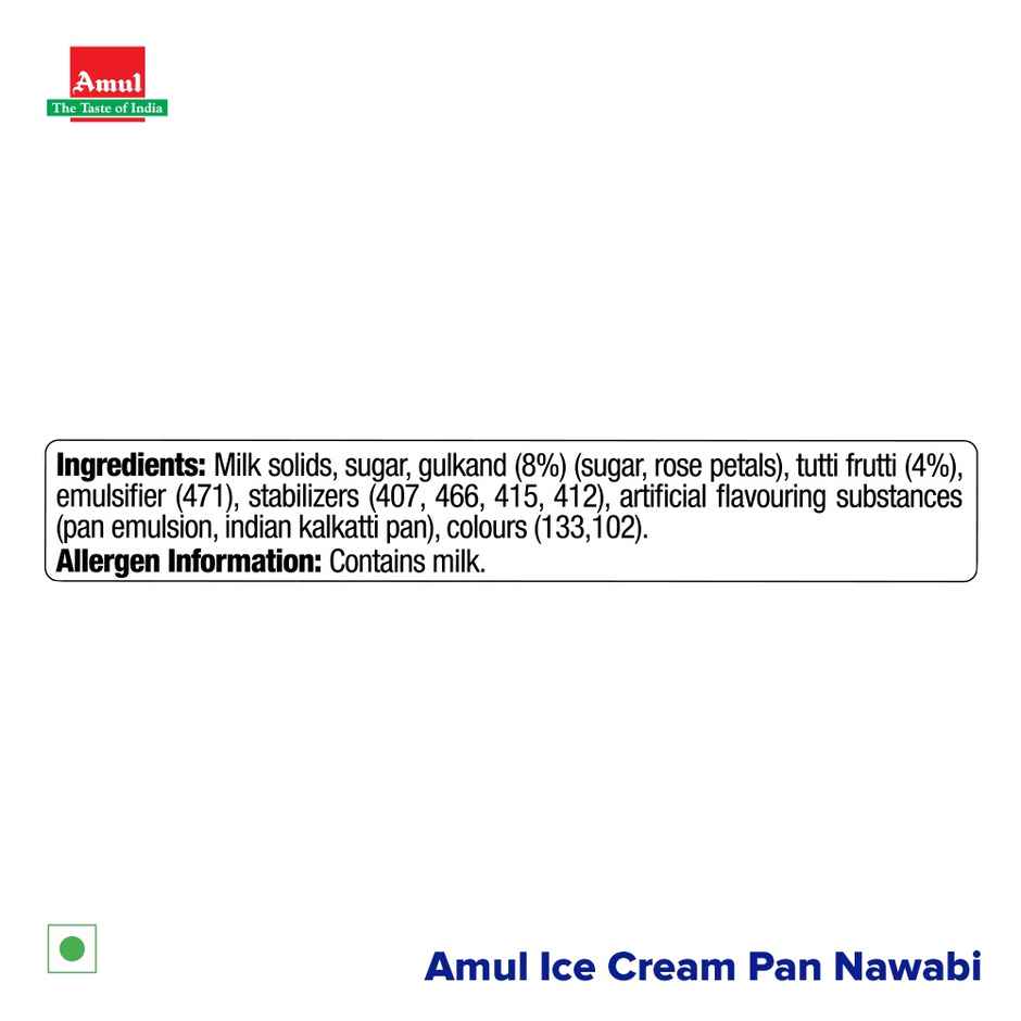 Amul Paan Nawaabi Ice Cream Tub