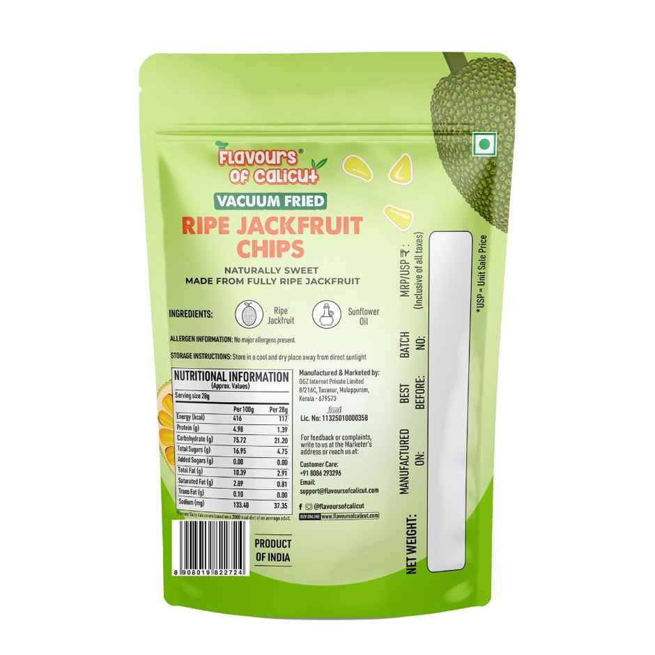 Flavours of Calicut Vacuum Fried Ripe Jackfruit Chips