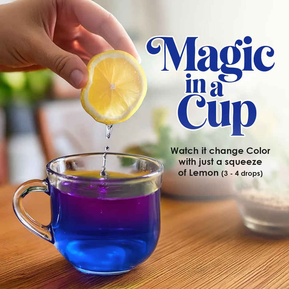 Blue Tea Butterfly Pea Flower Herbal Tea | Zipper