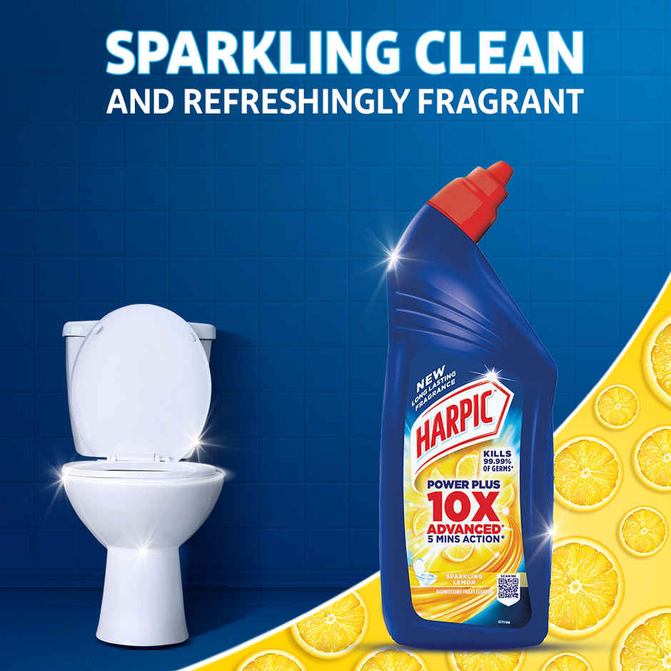 Harpic Lemon Toilet Cleaner Liquid Combo