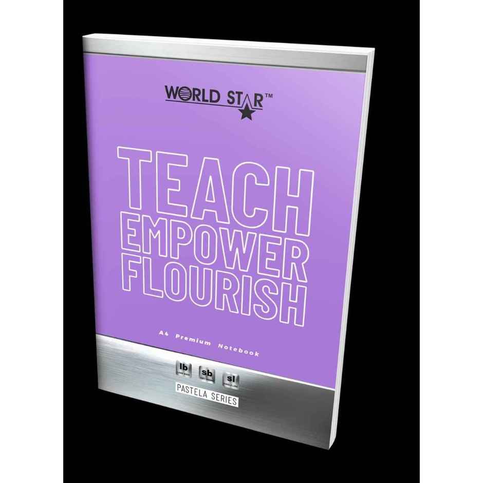 ABK A4 Long Book Ruled | 144 Pages | 21 x 29.66 cm | Set of 6