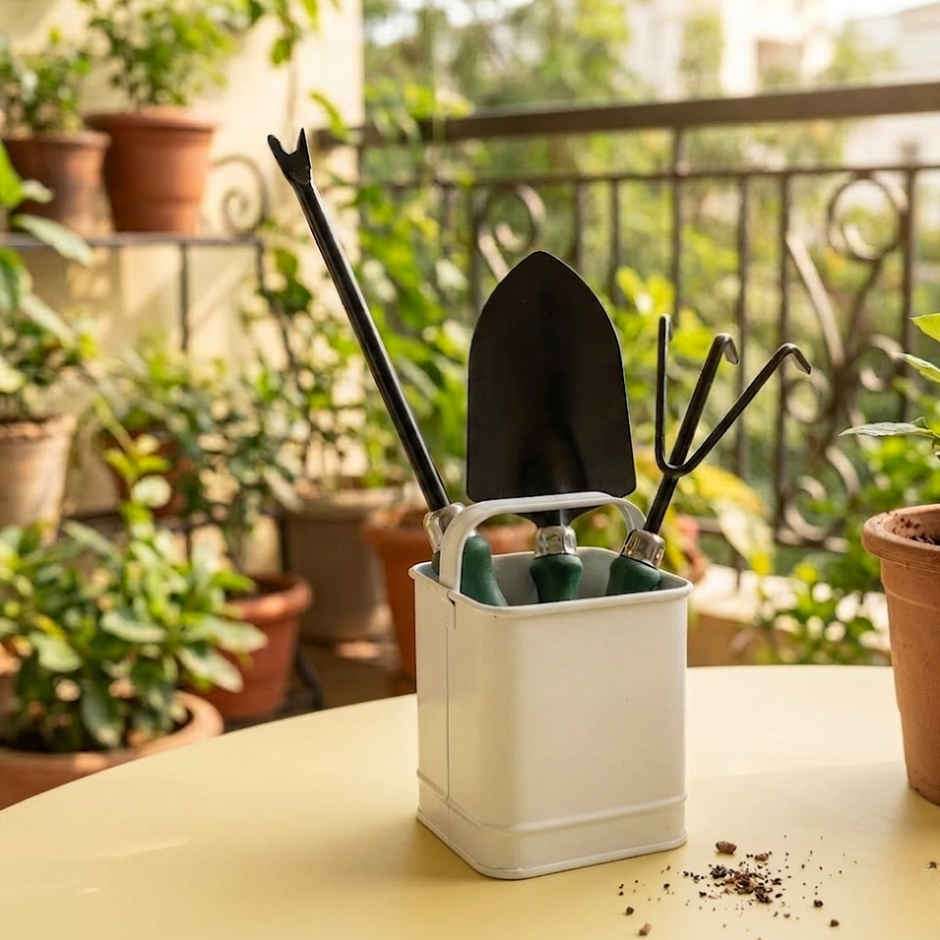 Zamia Garden Tool Set | Trowel, Cultivator & Weeder , Hand Tools | Pac of 3 | By Nurturing Green