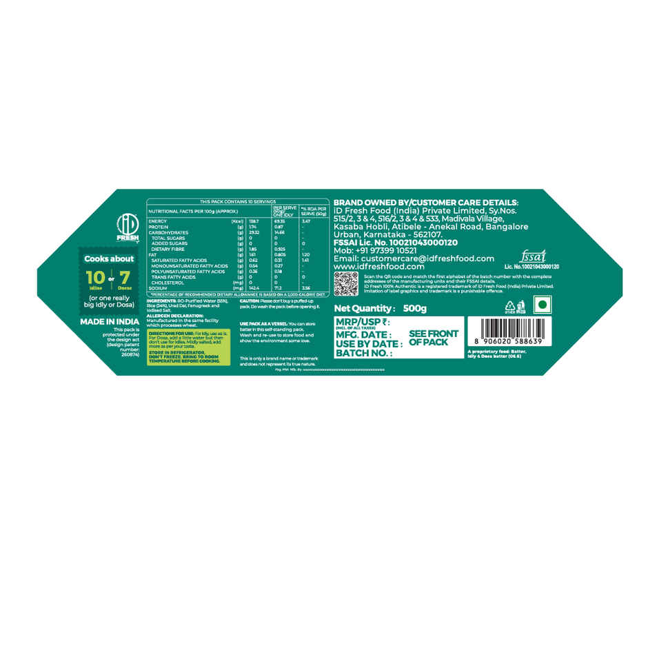 iD Fresh Idli & Dosa Batter