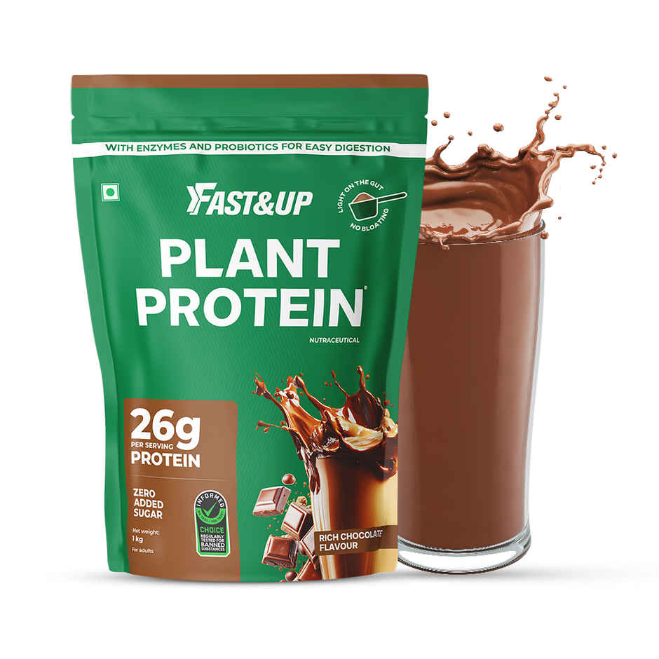 Fast&up Plant Protein | 100% Vegan Protein | Rich Chocolate Flavour