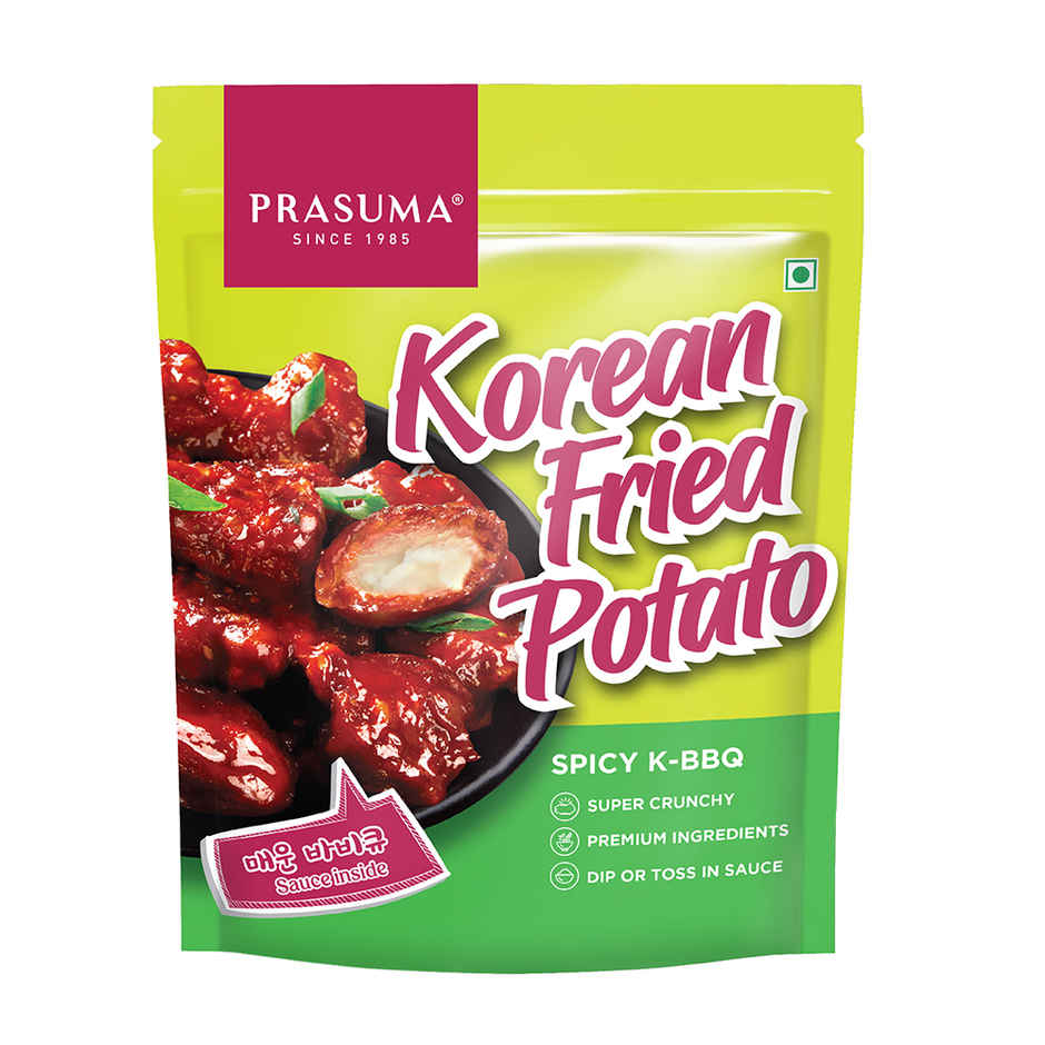 Prasuma Korean Fried Potato - Spicy K-Bbq(275gms) & Prasuma Pizza Minis - Paneer Tikka(180gms) Combo