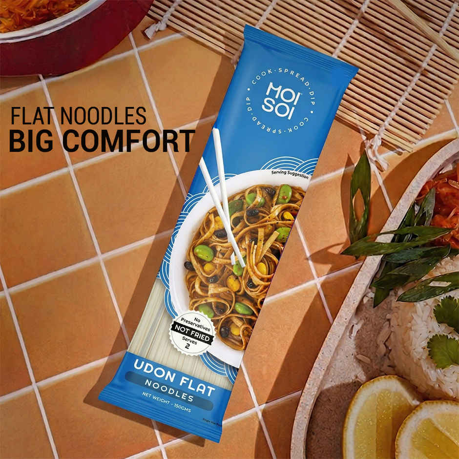 MOI SOI Udon Noodles - Non-Sticky, Easy To Cook, No Preservatives