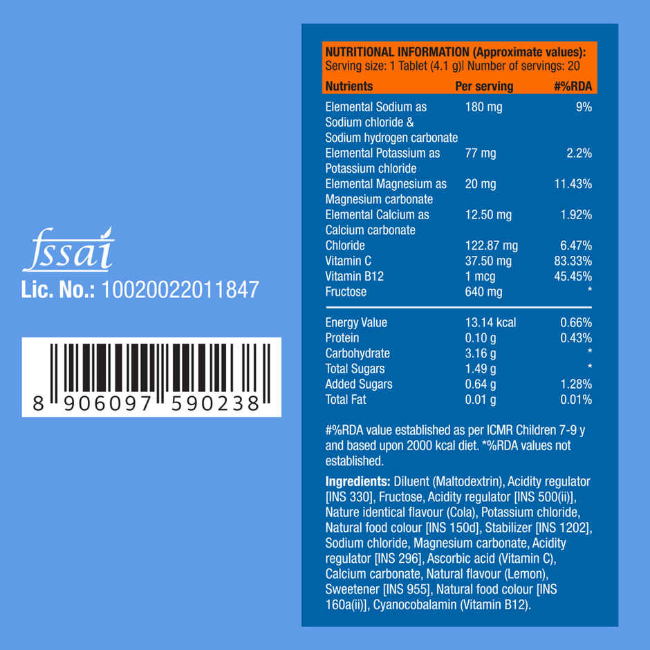 Fast&Up Reload Energy Drink Low Sugar Electrolyte - Cola Flavour