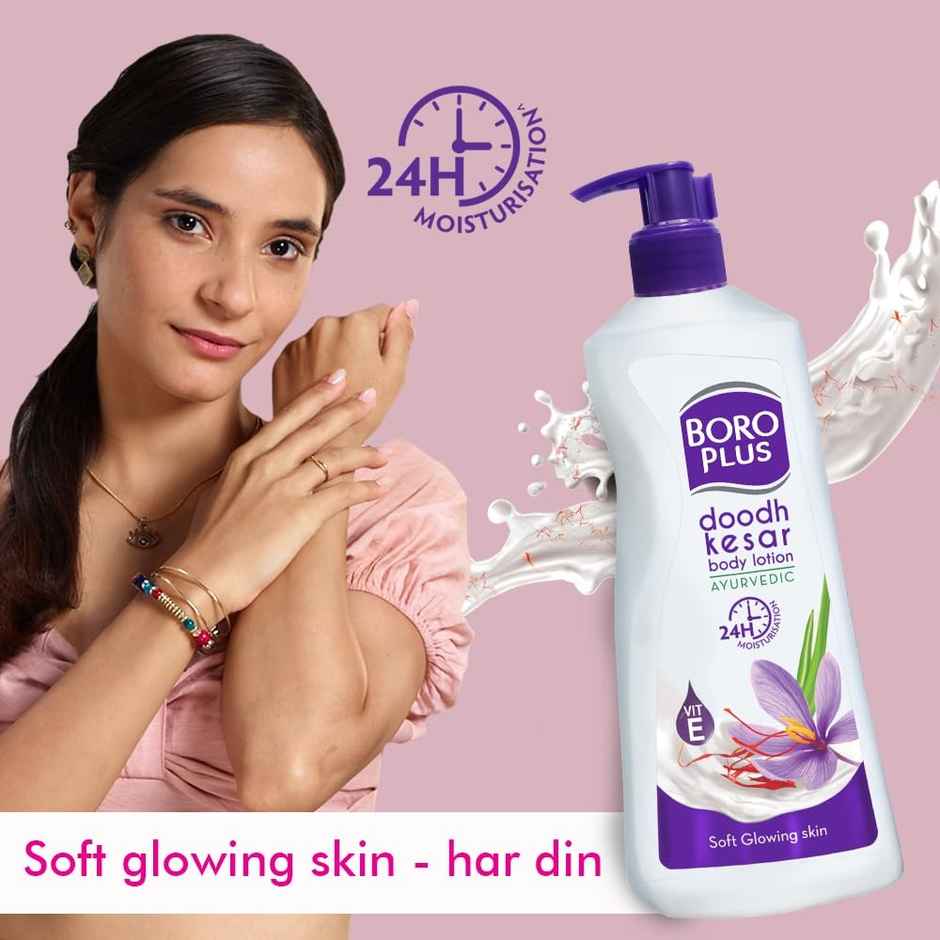 BoroPlus Doodh Kesar Body Lotion for All Skin Types