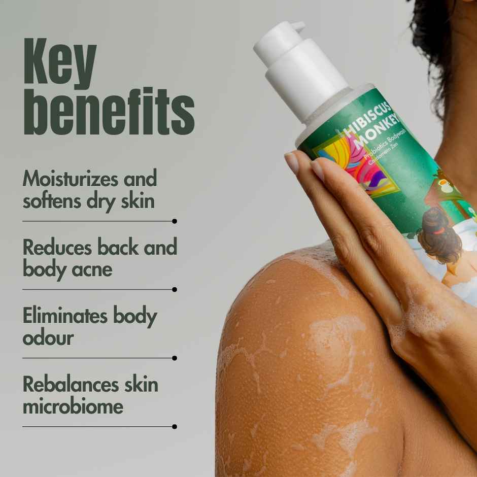 Hibiscus Monkey Cardamom Zen Probiotics Body Wash