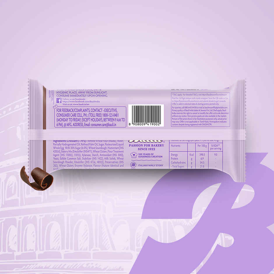 Bauli Moonfils Croissants Choco Cream | Egg