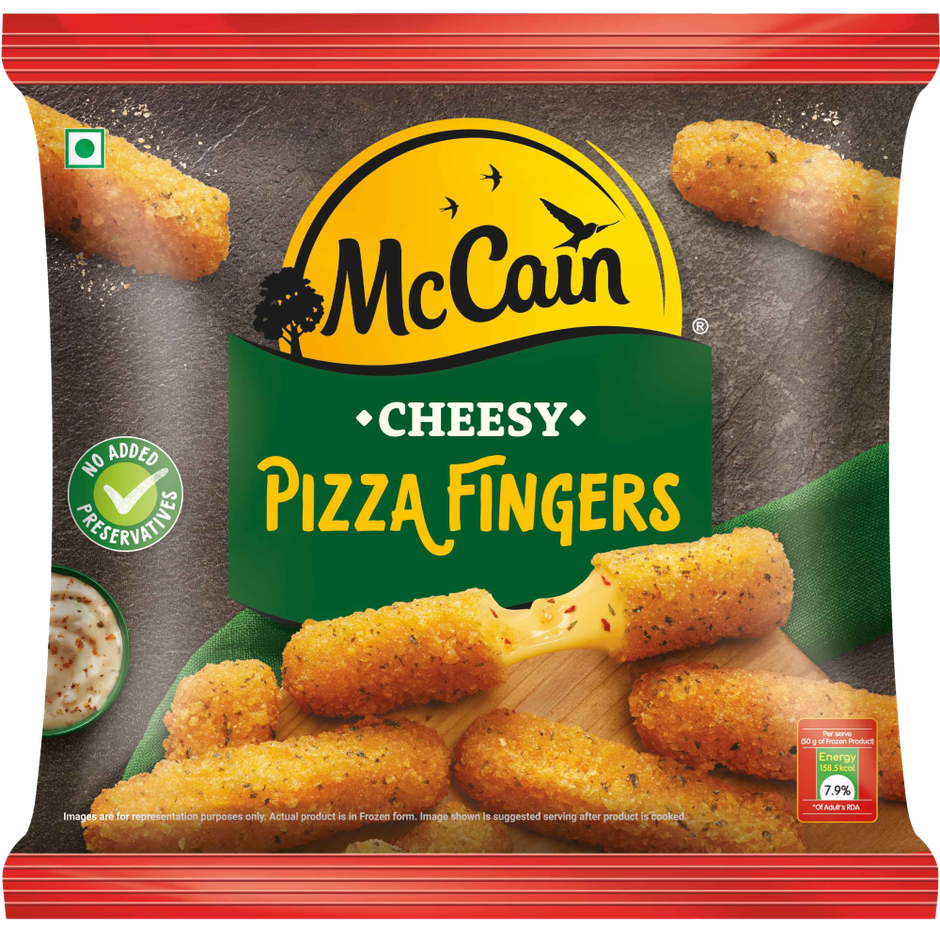 McCain Cheesy Pizza Finger | Ready To Cook Snack