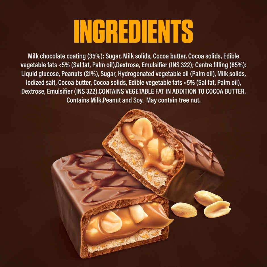Snickers Peanut Filled Chocolate Bar Loaded with Delicious Roasted Peanuts Combo  