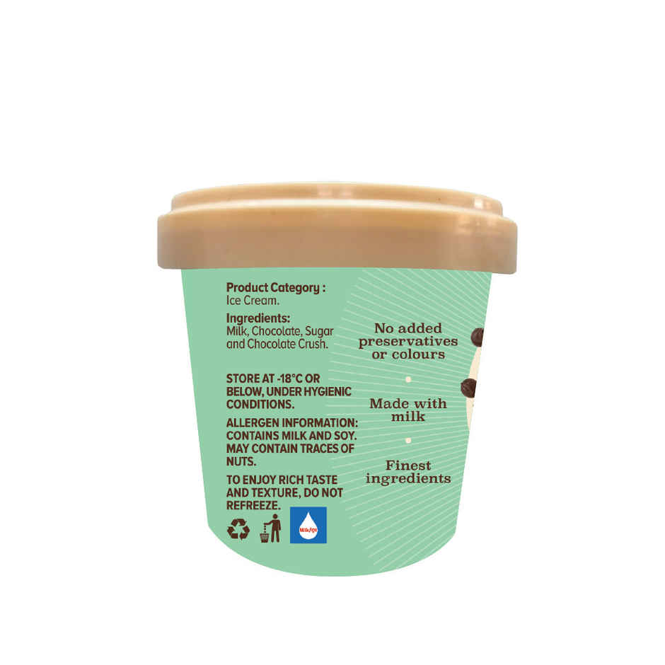 NIC Chocochips Ice Cream Tub | Preservative Free | No Artificial Flavors