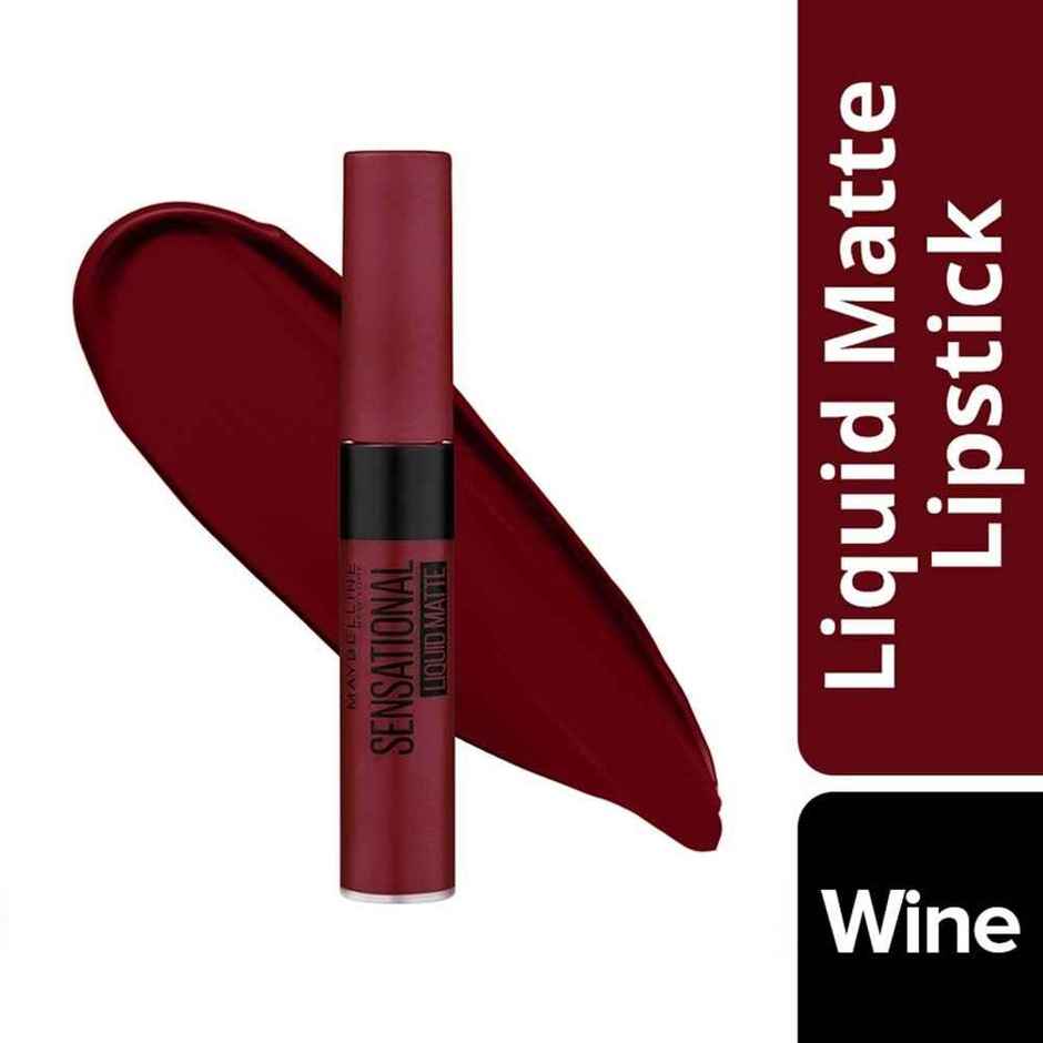 Maybelline Sensational Liquid Matte Lipstick 02, Soft Wine