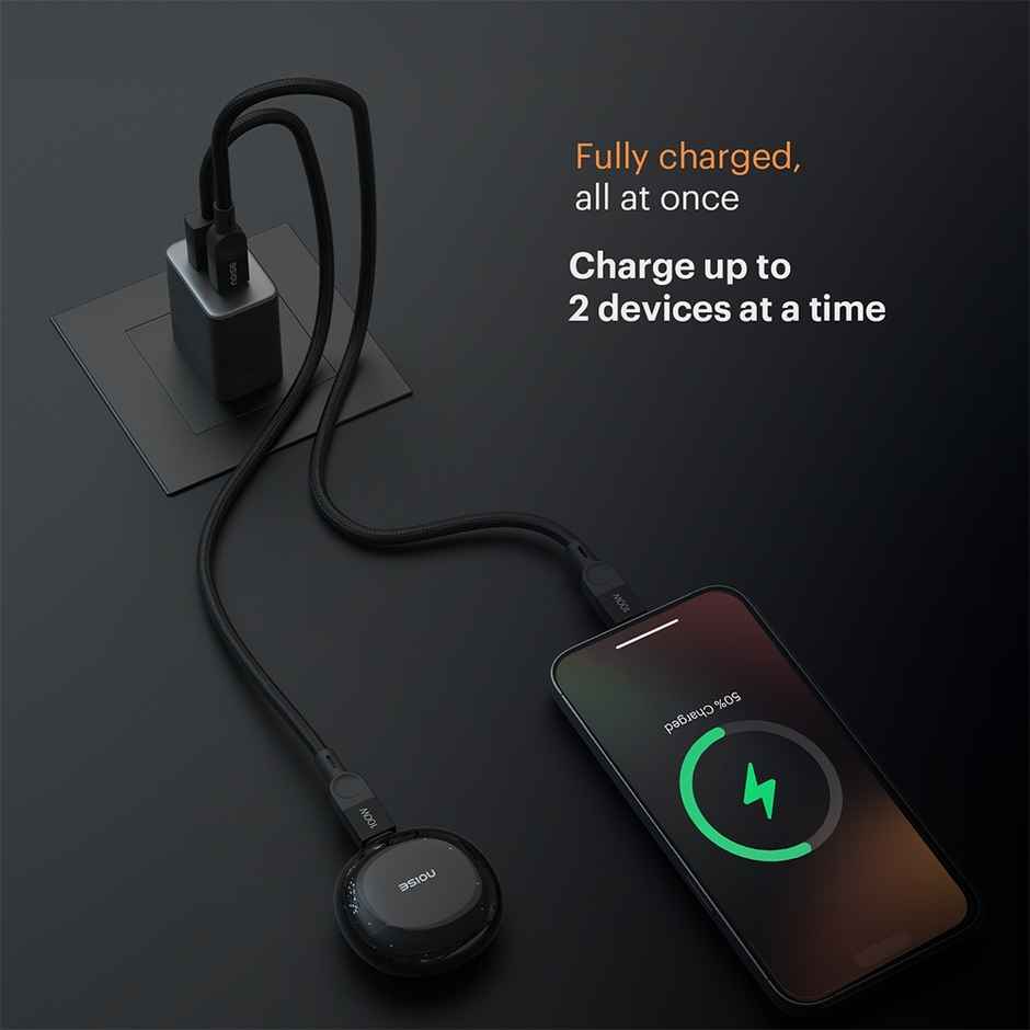 Noise Power Series Gan 30w Adapter - Meteor Black