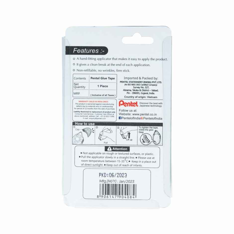 Pentel Ertp126 Glue Tape Single