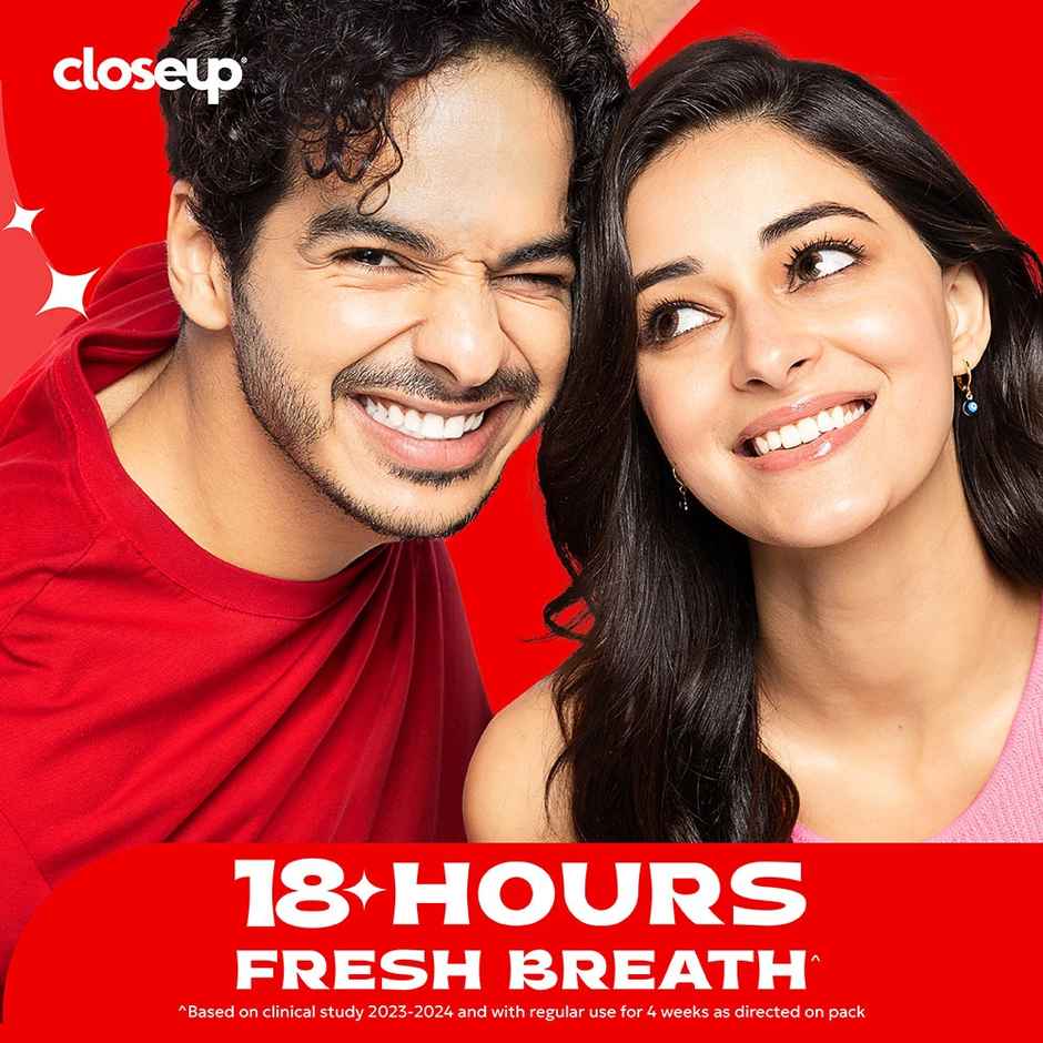 Closeup Toothpaste | Long lasting 18 Hours Of Fresh Breath & White Teeth