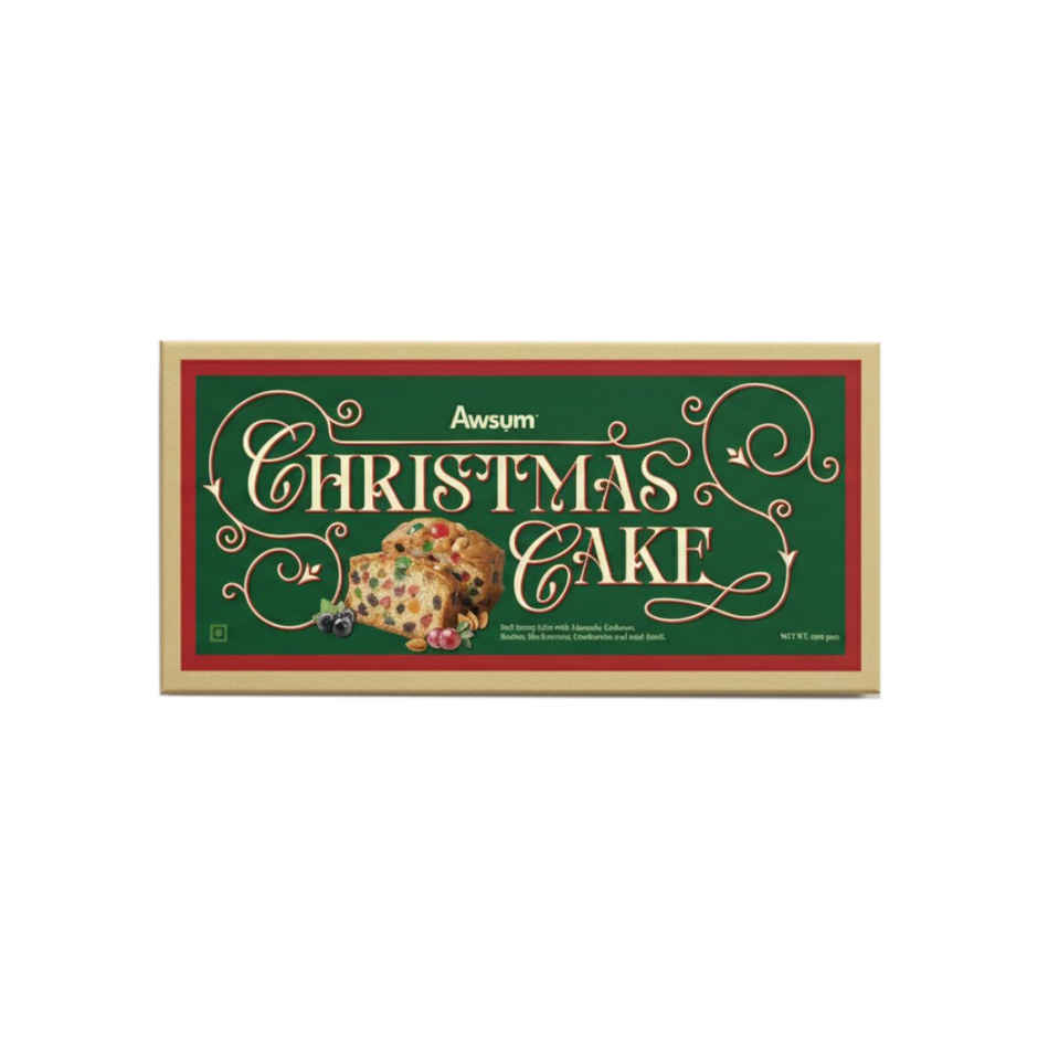 Awsum Better Bakes Premium Christmas Cake - Buy at ₹102 Online ...