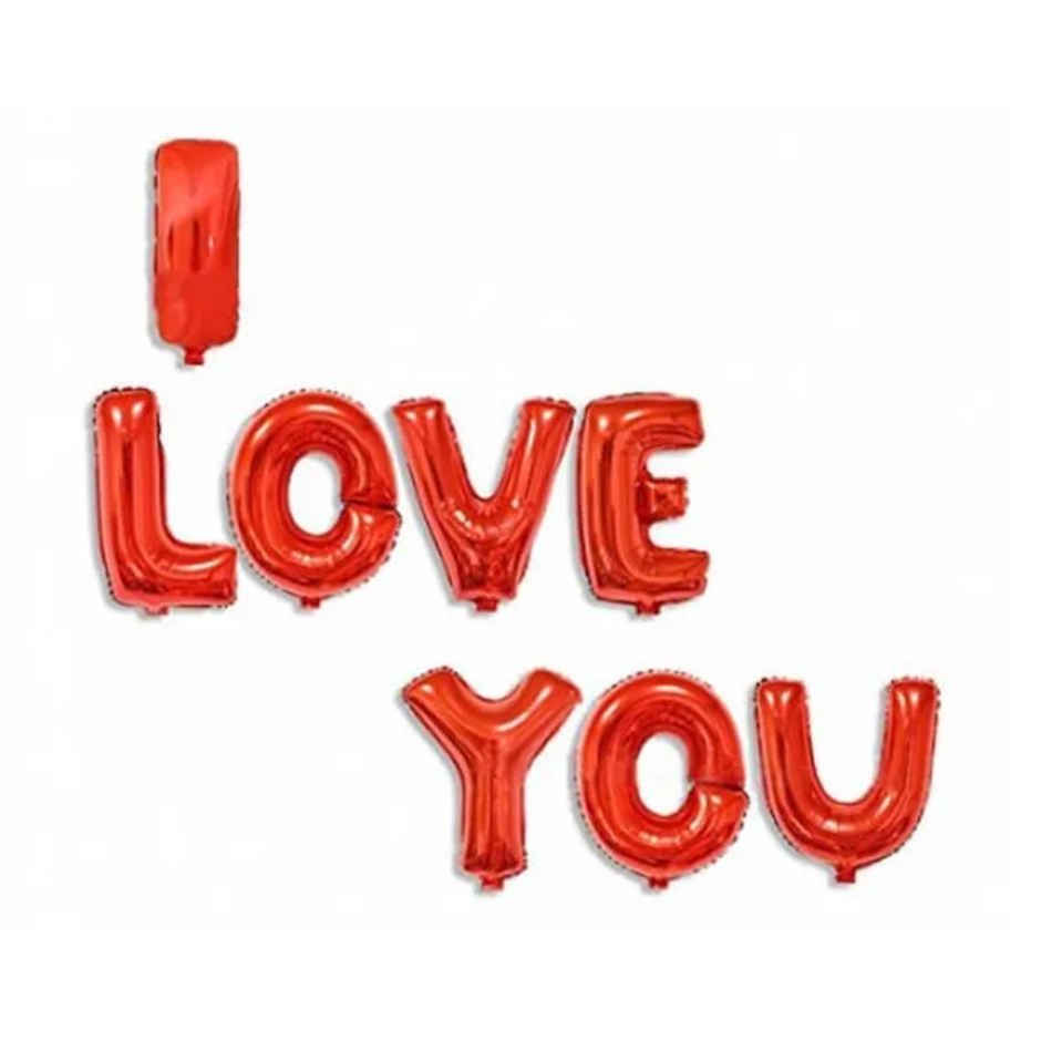 I Love You Foil Balloons | Let's Vybe