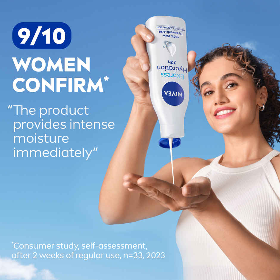 NIVEA Express Hydration Body Lotion|Sea Minerals & Deep Moisture Serum|Non Greasy