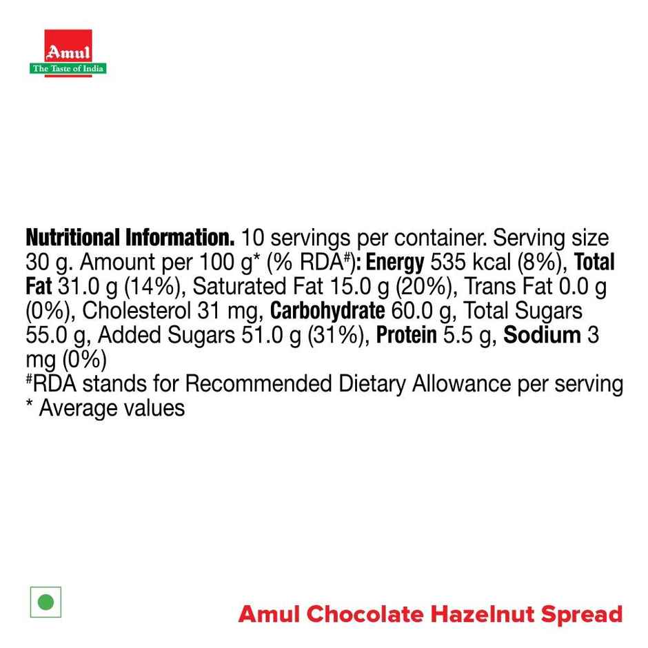 Amul Chocolate Hazelnut Spread