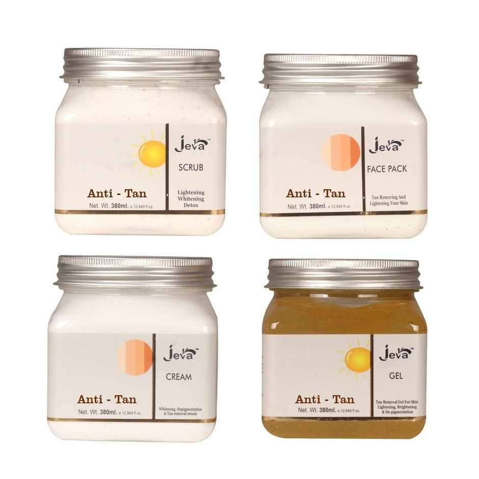 Jeva Anti Tan Eco Facial Kit Pack Of 4
