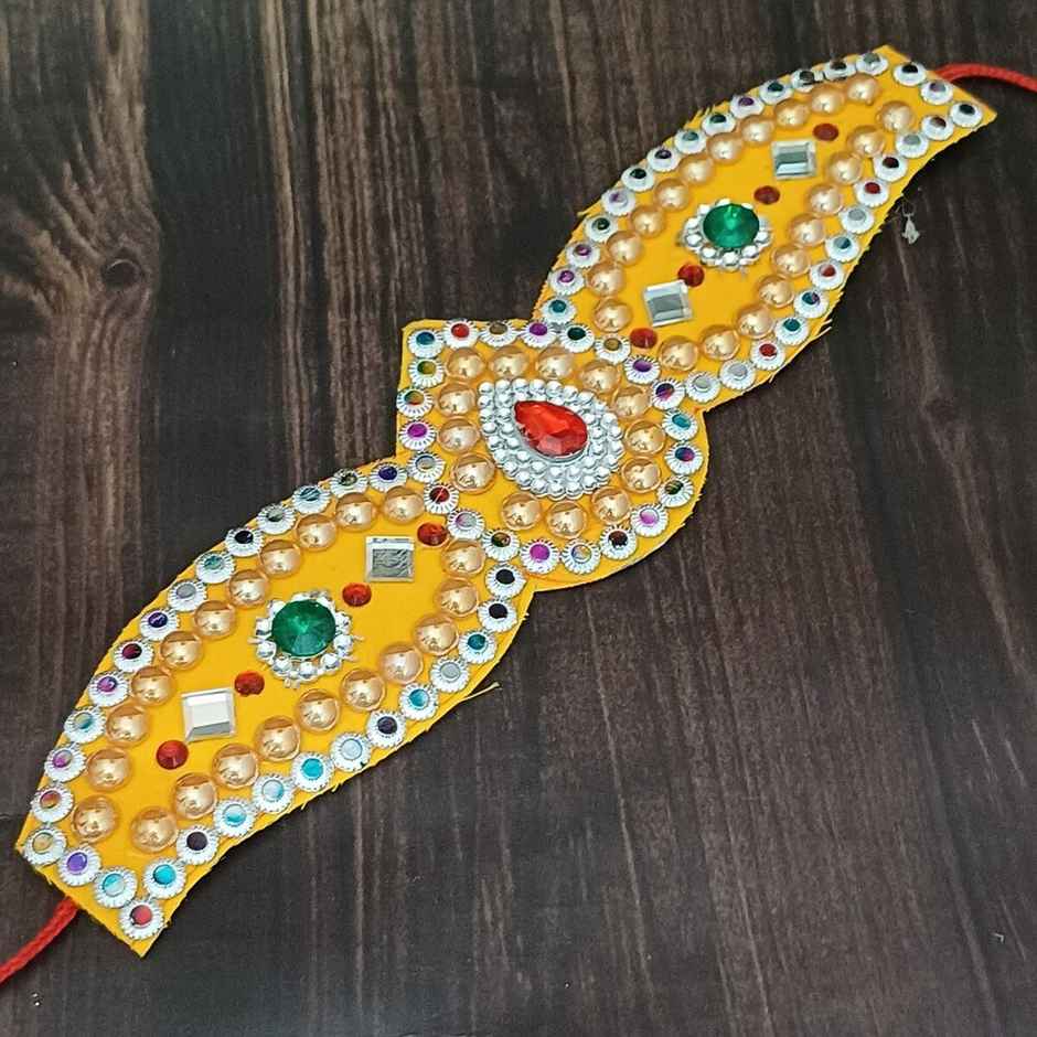 Gullak Kids Belt With Moti Work | 21 x 5 cm