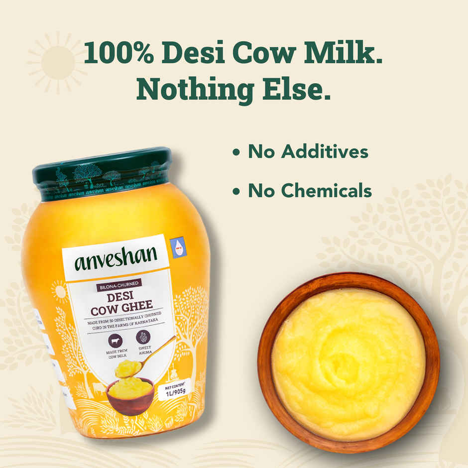 Anveshan A2 Desi Cow Ghee | Pure & Traditional