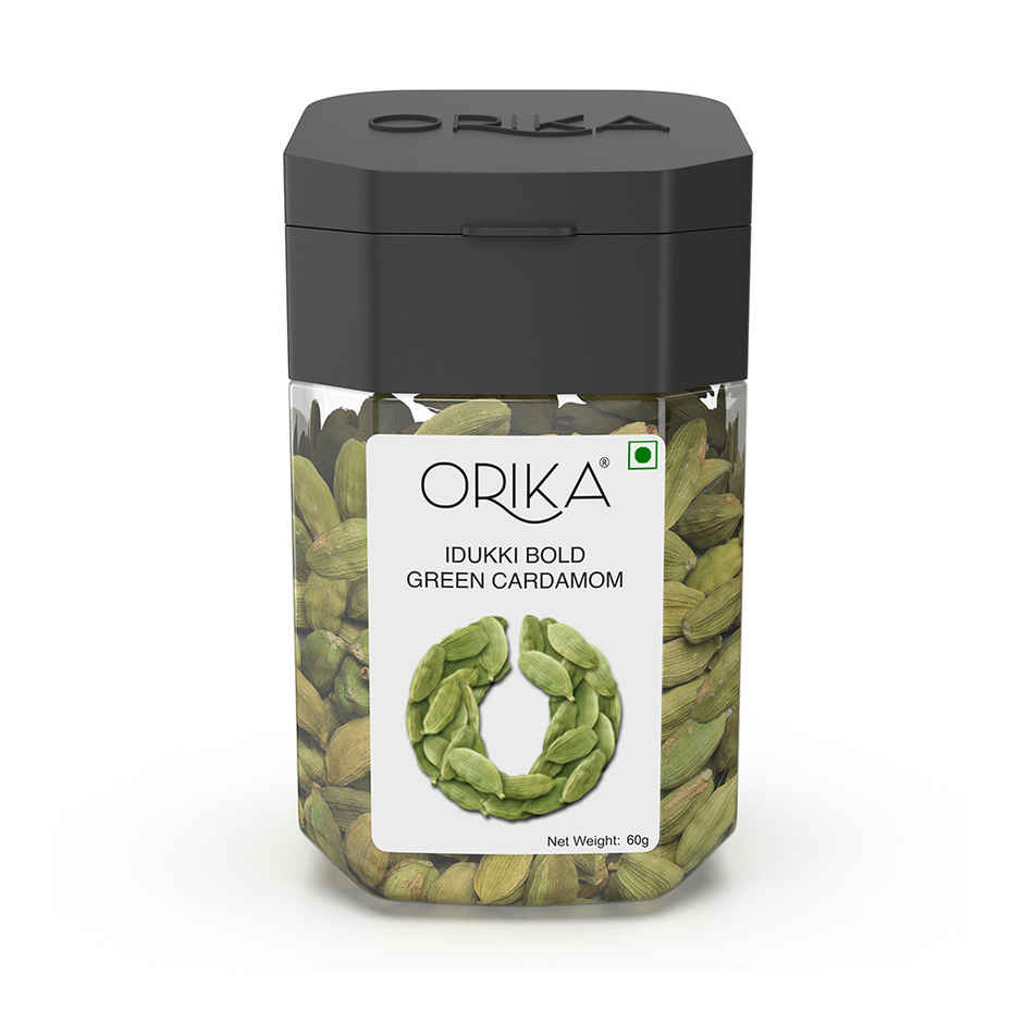 Orika Idukki Bold Green Cardamom | Hari Elaichi