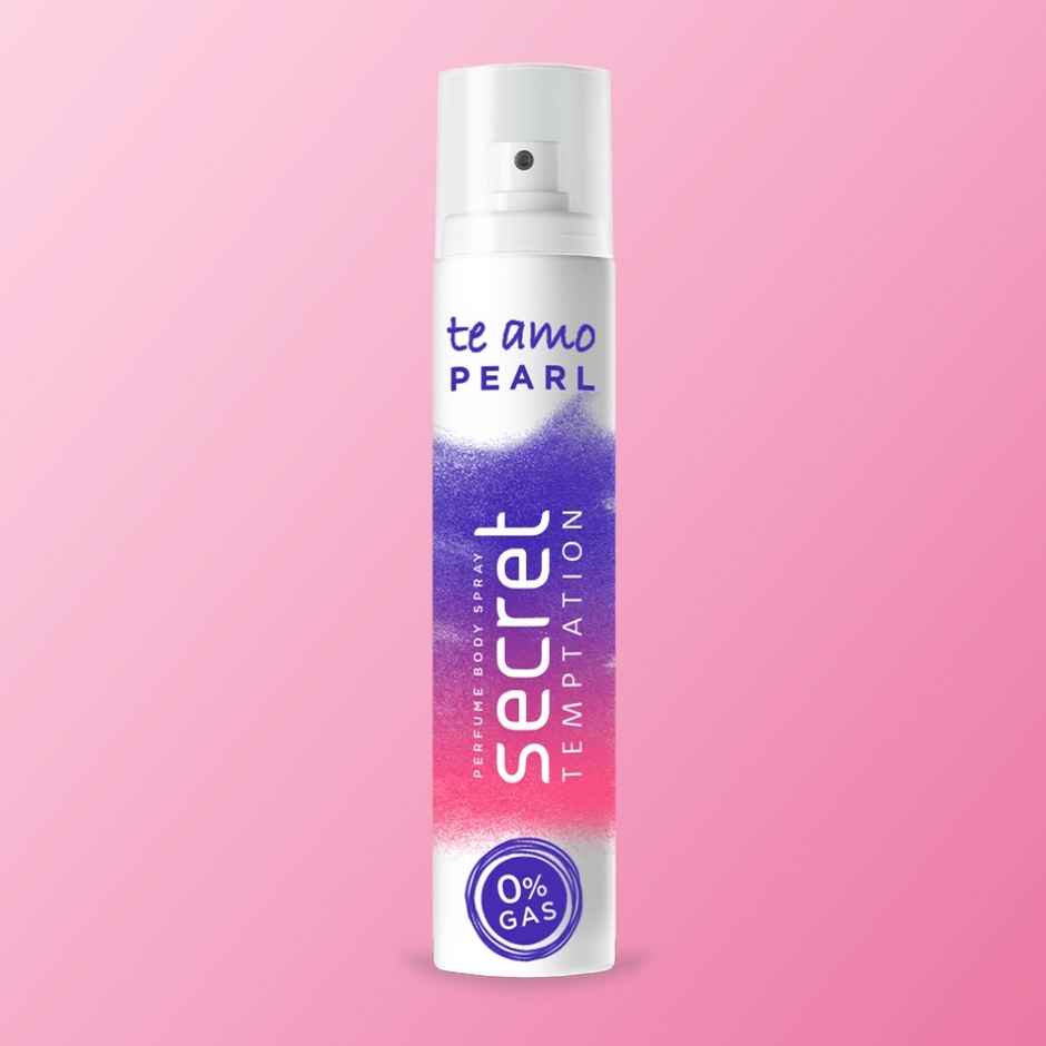 Secret Temptation Te Amo Pearl No Gas Perfume Body Spray For Women