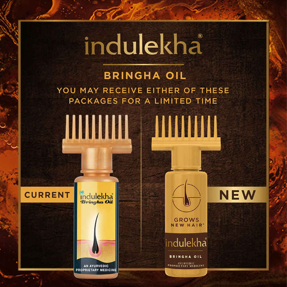 Indulekha Bringha Oil | Reduces Hair Fall And Grows New Hair | 100% Ayurvedic Oil