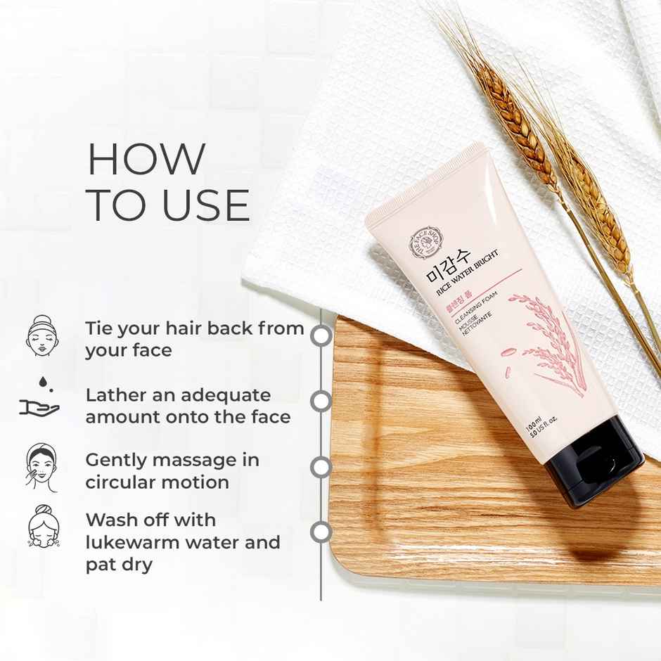 The Face Shop Rice Water Bright Foaming Cleanser