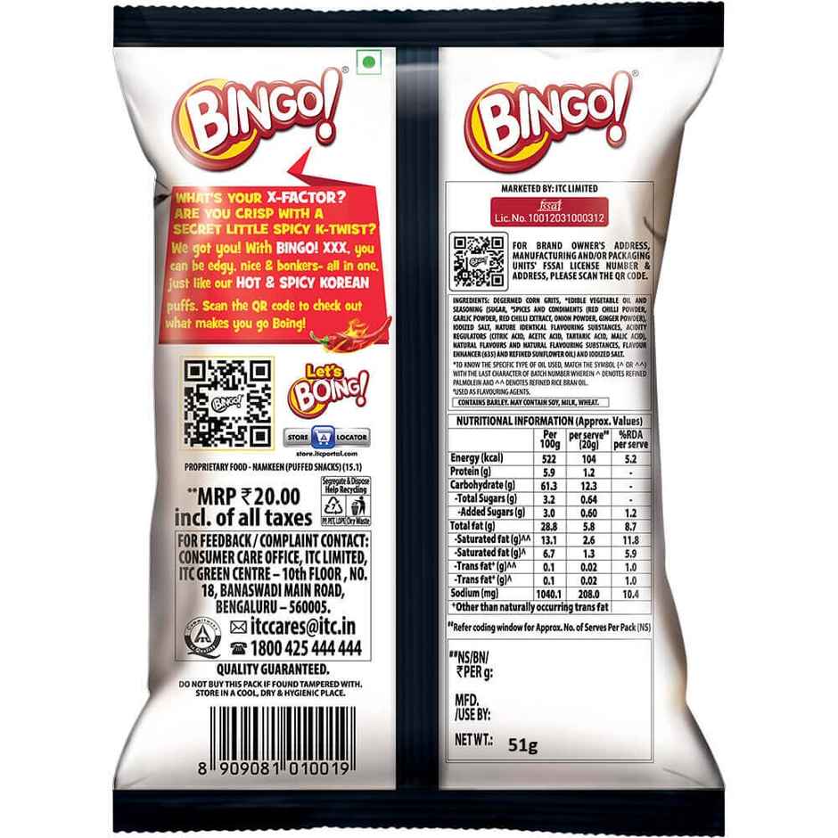 Bingo! XXX Hot N Spicy