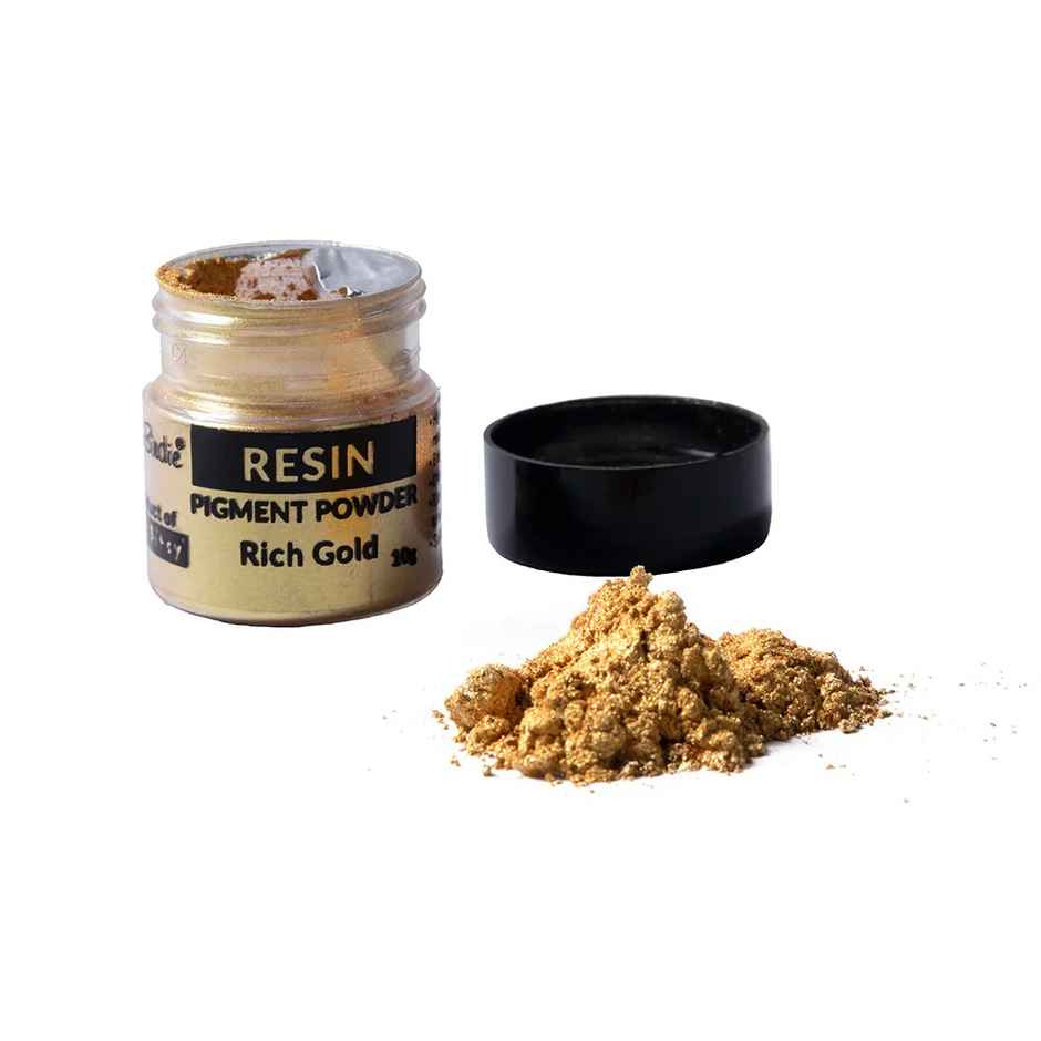 Itsy Bitsy Resin Pigment Powder Rich Gold 10 gms Bottle LB
