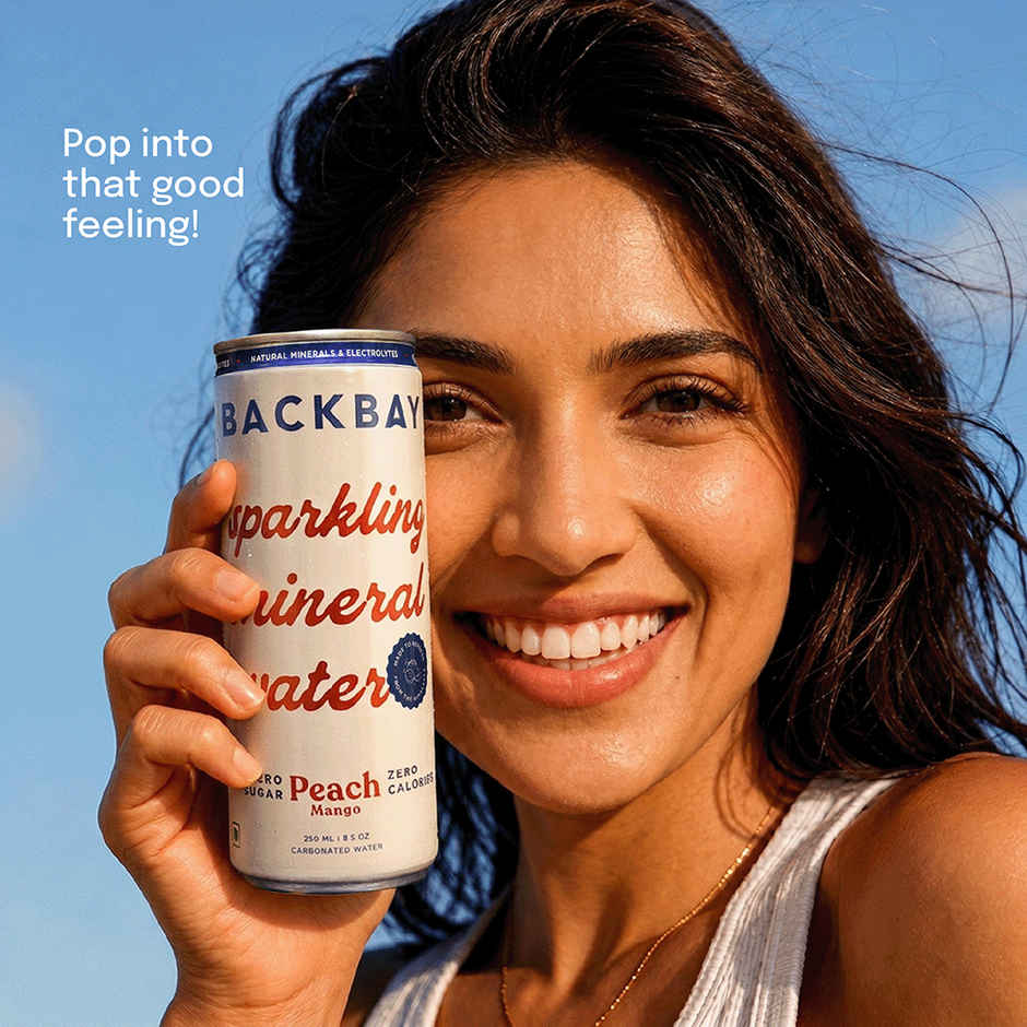 Backbay Peach Mango Sparkling Mineral Water