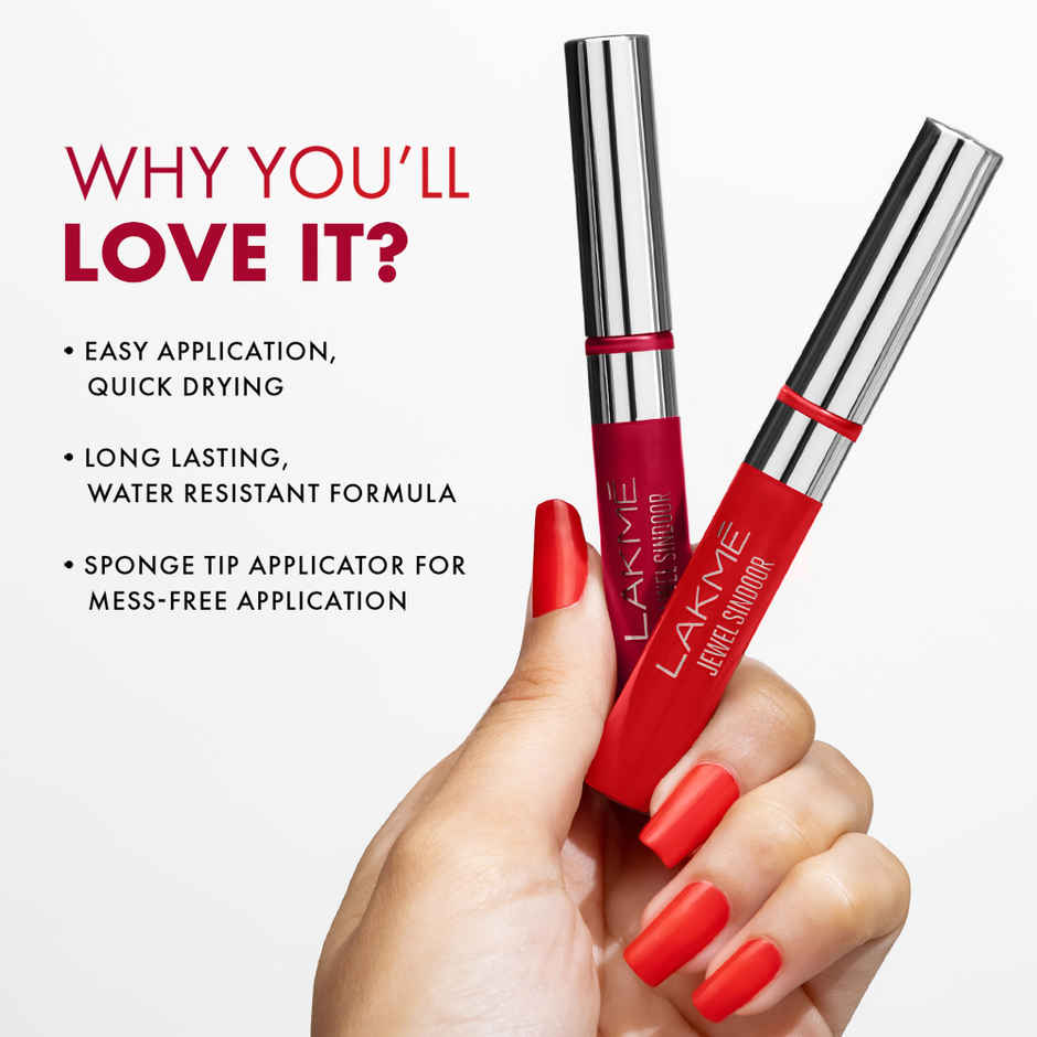 Lakme Forever Matte Sindoor | Long Lasting | Smudgeproof