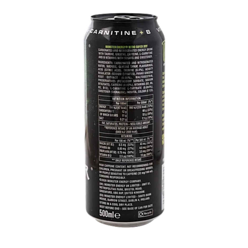 Monster Nitro Super Dry High Caffeinated Drink