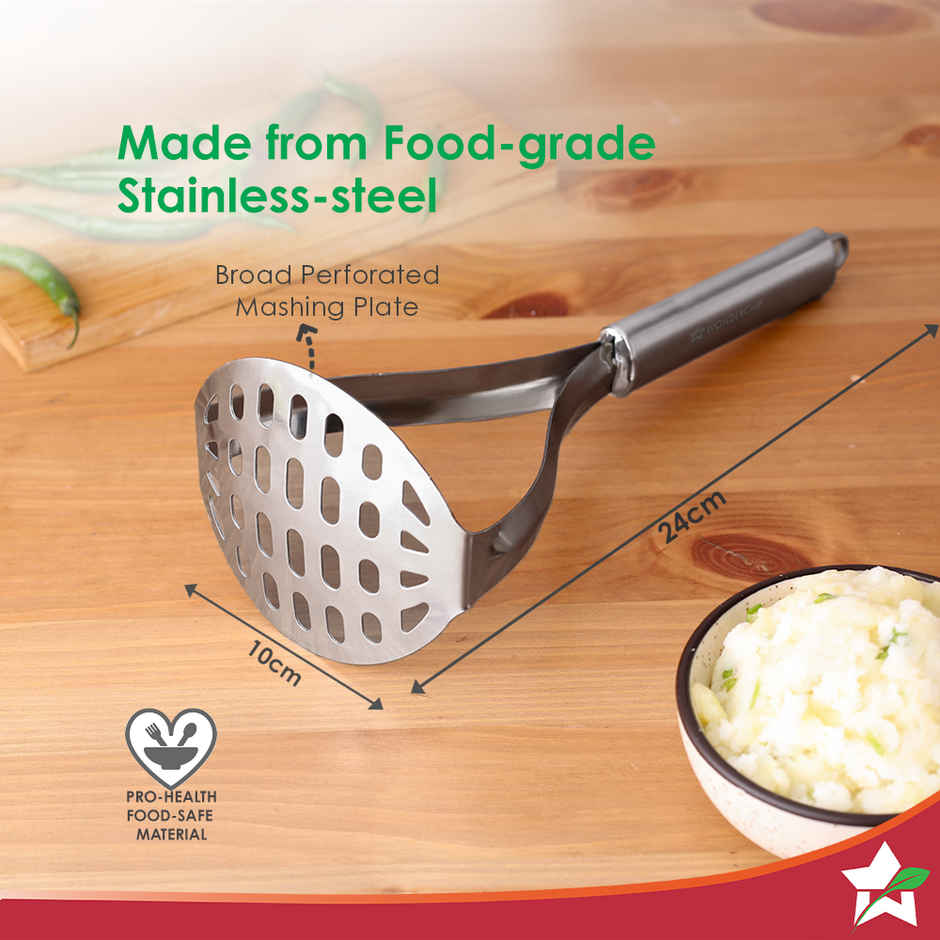 Wonderchef Ambrosia Potato Masher | Stainless Steel