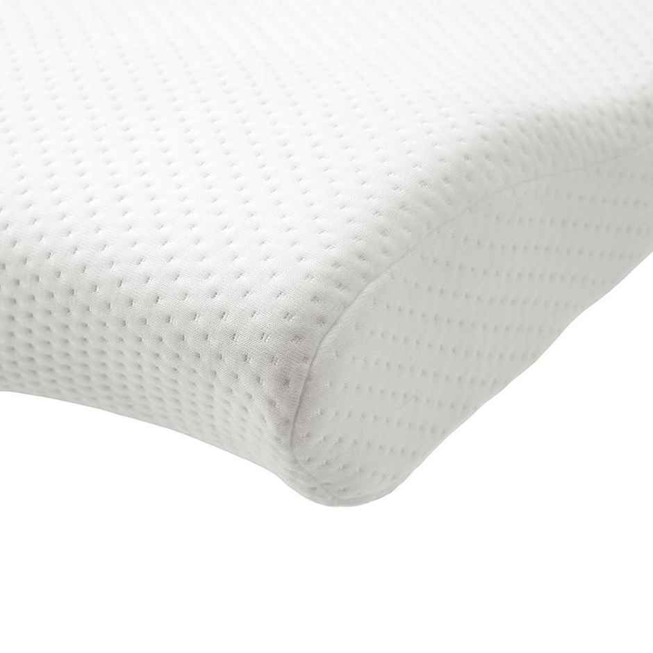 Wakefit Orthopedic Cervical Pillow Large (23x15 x4 Inches) Machine Washable Cover | White