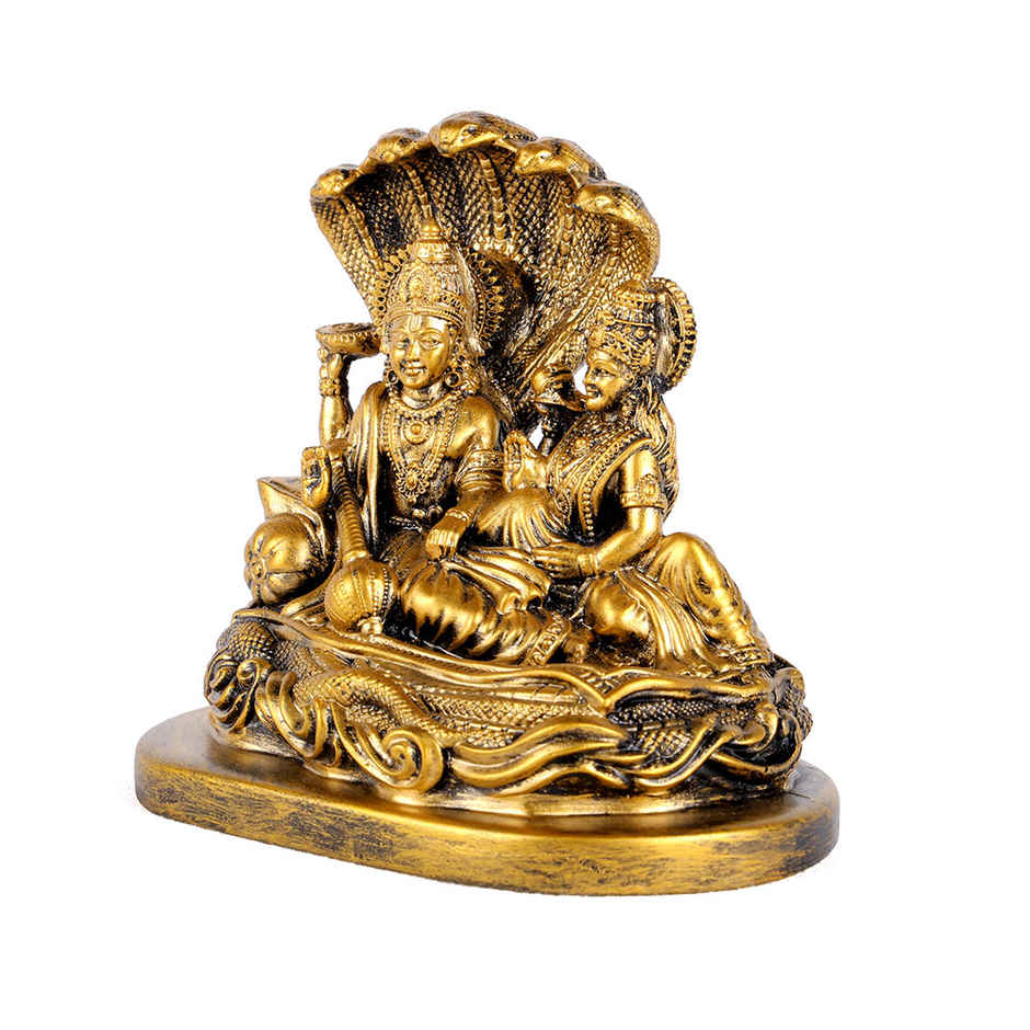 Lord Vishnu & Goddess Lakshmi on Sheshnag Idol | Satvik