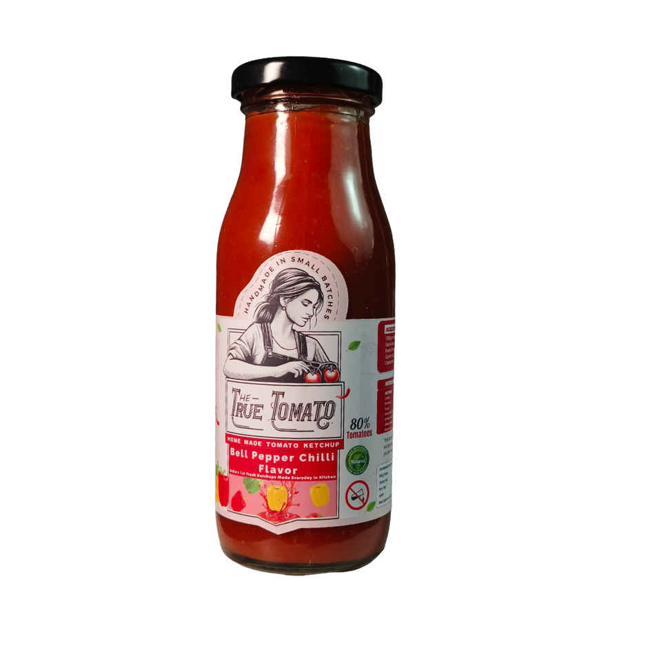 The True Tomato Bell Pepper Chilli Ketchup