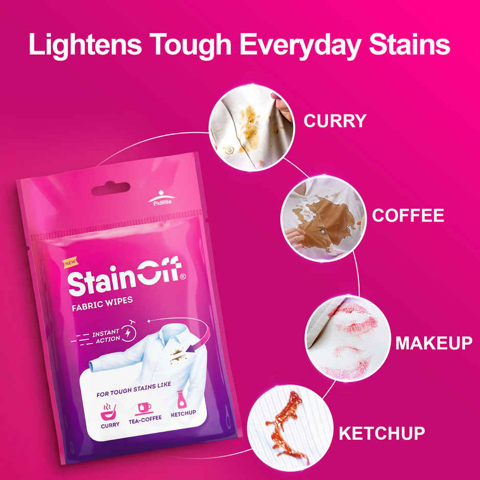 Pidilite Stain Off Stain Remover Wipes