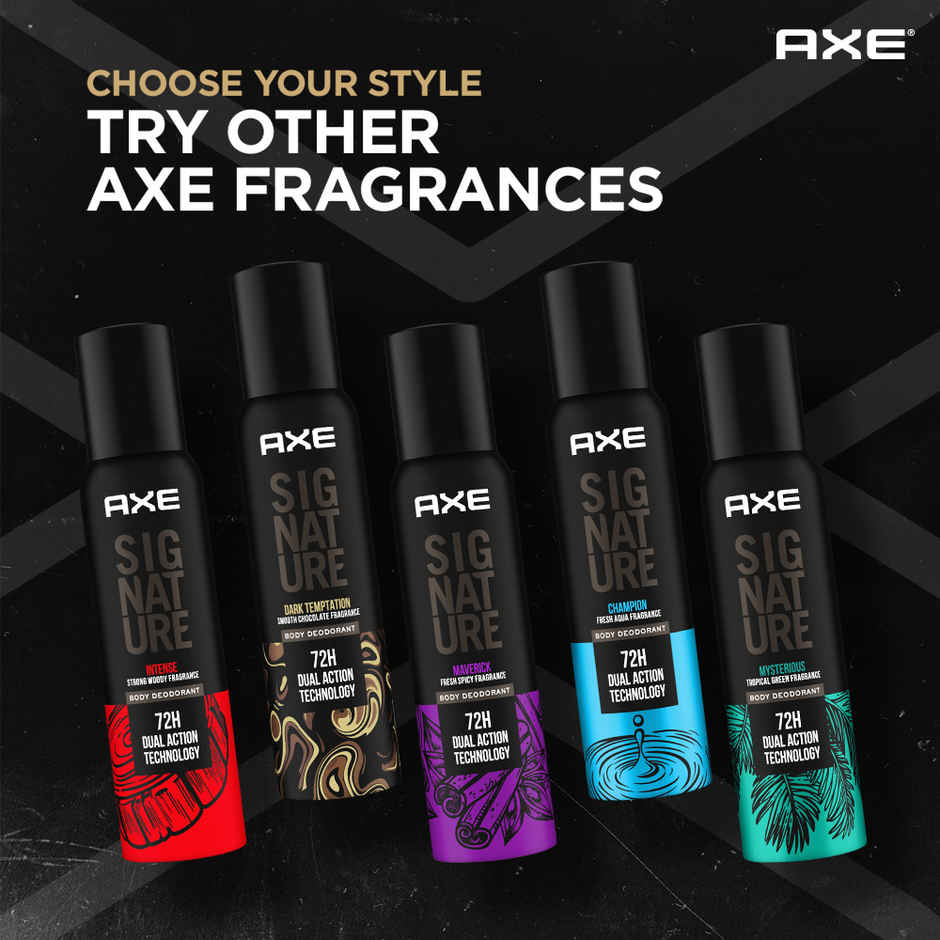 Axe Signature Dark Temptation Long Lasting No Gas Body Deodorant For Men