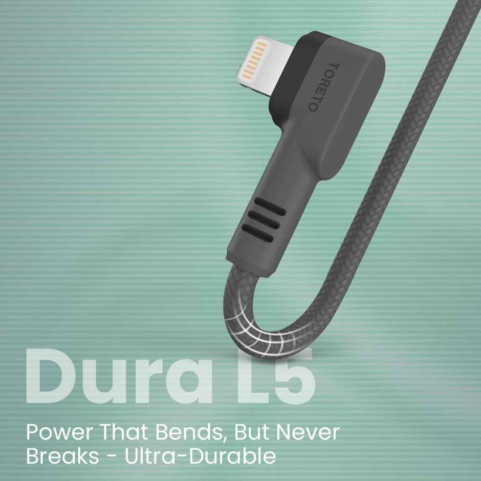 Toreto Type-C to Lightning Cable | 27W Fast Charging Cable Compatible with iPhone | iPad