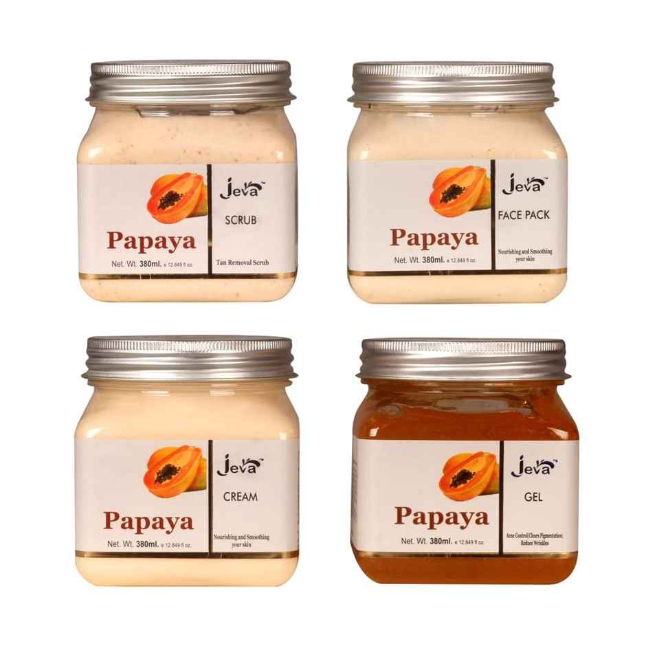 Jeva Papaya Eco Facial Kit Pack Of 4