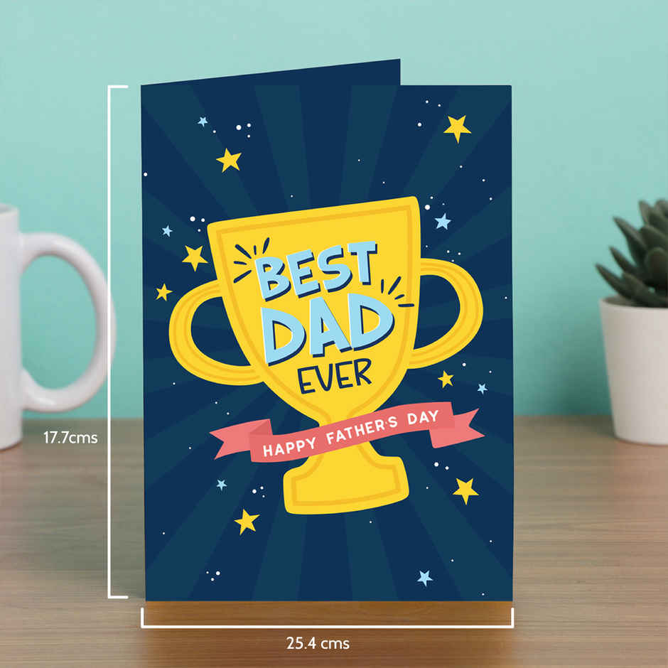 Oye happy Best Dad Ever Card